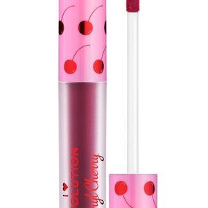 I Heart Revolution Vinyl Cherry Liquid Lipstick Black Forest